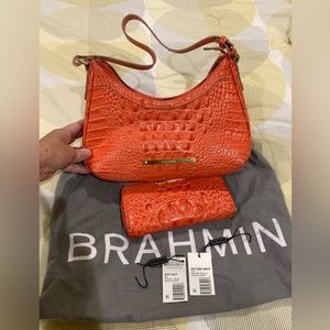 Brahmin Lacy purse and Suri wallet
